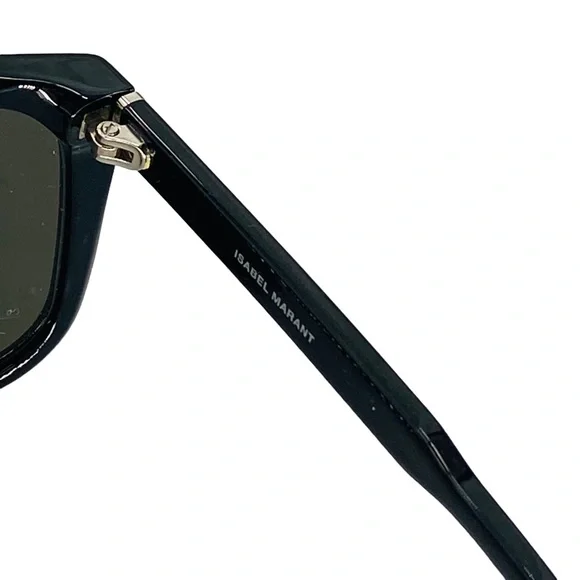 Isabel Marant NEW Elora Flat Top 52mm Iconic Edgy Sunglasses in Black - Picture 11 of 11